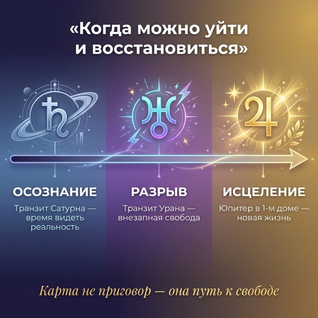 Уран в каждом из 12 домов