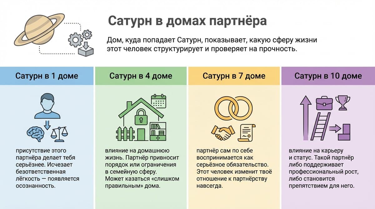 Сатурн на Асценденте и Десценденте