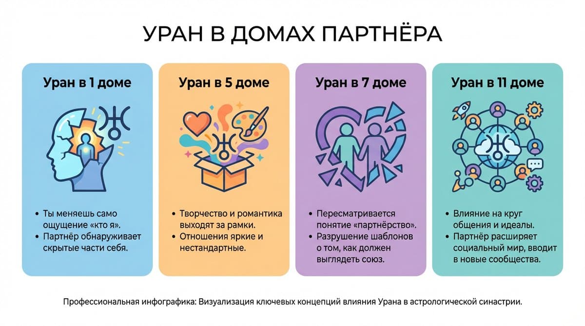 Уран на Асценденте и Десценденте