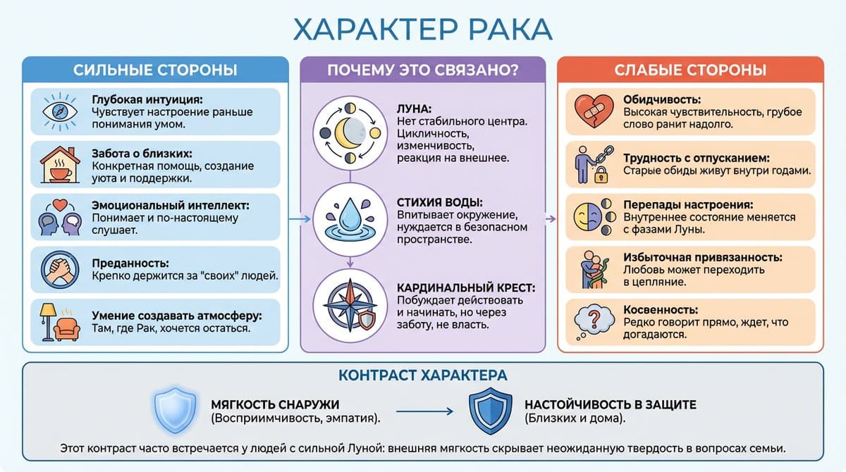 Характер Рака