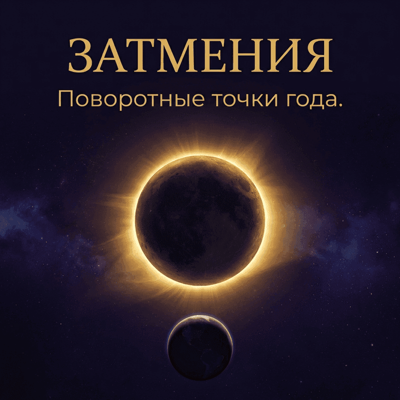Затмения и Ваша натальная карта — Поворотные точки