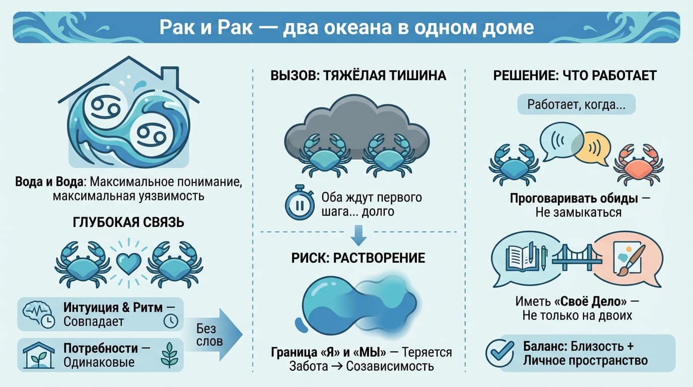Рак и Рак — два океана в одном доме